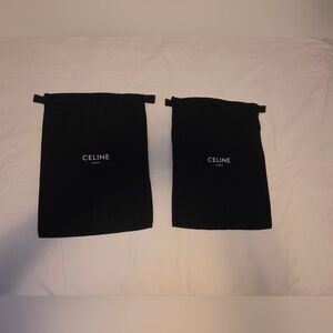 CELINE
Authentic Celine Black Satin Dust Bags – Set of 2 (13” x 17”)